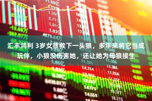 汇丰鸿利 3岁女孩救下一头狼，多年来将它当成玩伴，小狼没伤害她，还让她为母狼接生
