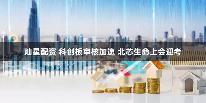 灿星配资 科创板审核加速 北芯生命上会迎考